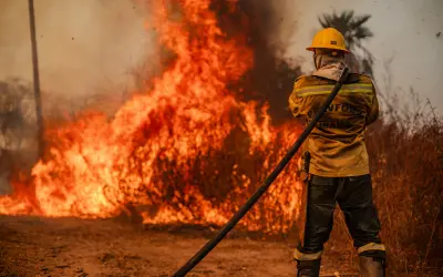 As duas secas: Como a escassez de chuvas e a redução da umidade do solo intensificam os incêndios na Amazônia