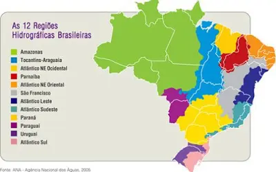 Importância do Cerrado para as regiões hidrográficas brasileiras.