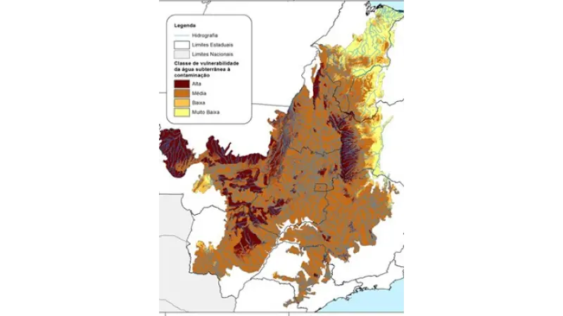 Estudo localiza águas subterrâneas mais vulneráveis no Cerrado