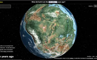 "Google Earth" máquina do tempo. Veja como era sua cidade há 750 milhões de anos atrás