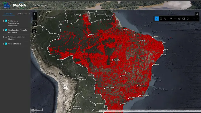 RECOOPERAR: Nova plataforma do Ibama terá dados de áreas degradadas de todo o Brasil