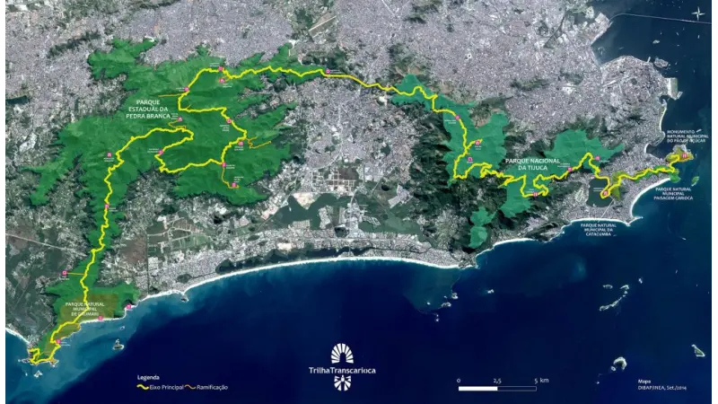 Trilha Transcarioca será inaugurada no dia 11 de fevereiro de 2017